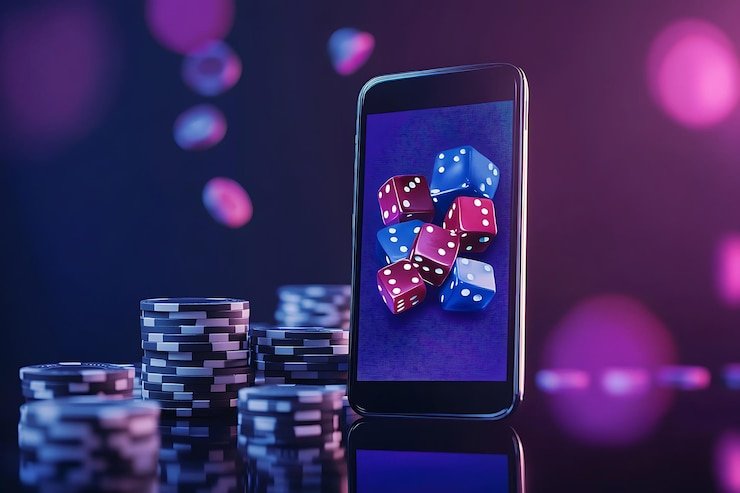 titi4d togel app interface showing live-dealer blackjack table on mobile screen